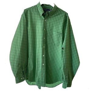 Ralph Lauren Classic Fit Plaid Button Size XXL